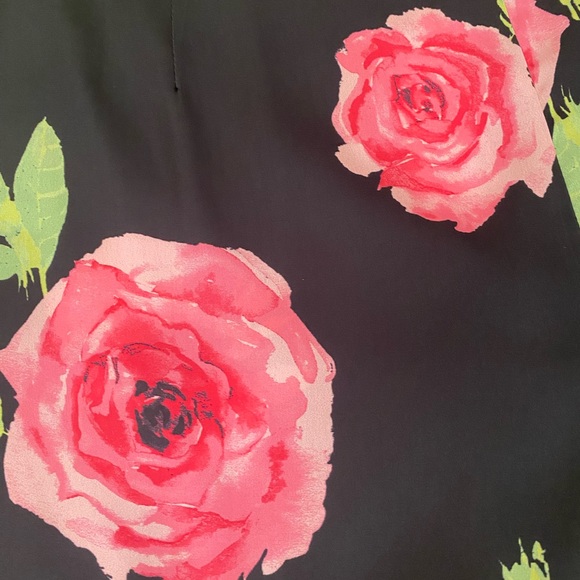 Floral Satin Ruffle Short - Picture 8 of 10